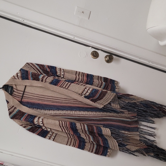 Love marks brand- size L - woman's hippie cardigan ~ Coachella vibes - Picture 6 of 10